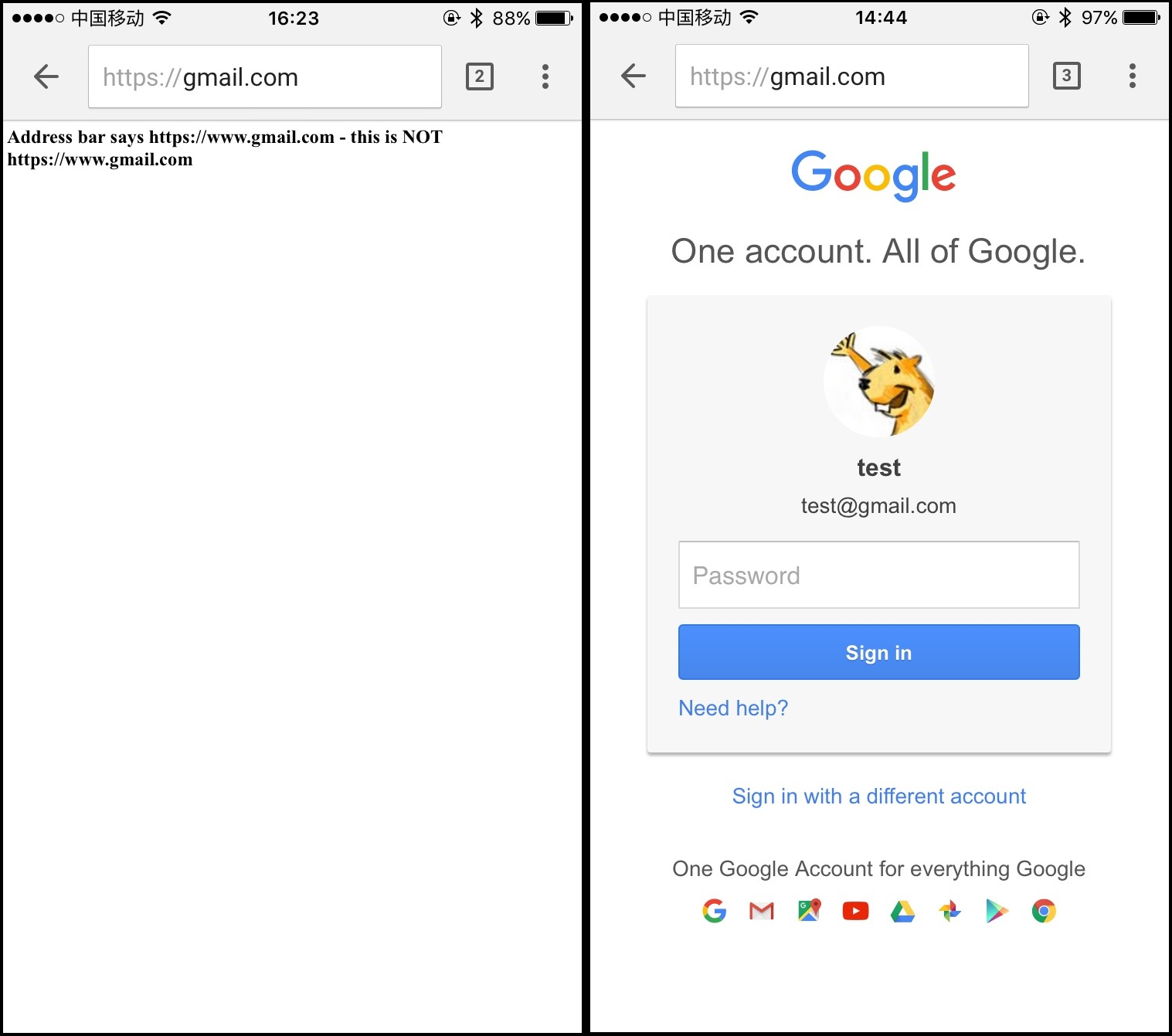 CVE-2016-1707 Chrome Address Bar URL Spoofing on IOS - Tencent Security  Xuanwu Lab